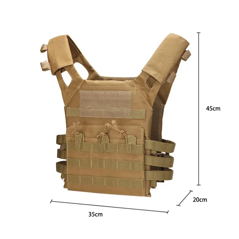 Direct Factory Adjustable Lightweight Tactical Vest Bag Custom Men Women Quick Release Outdoor Training Molle Multifunction