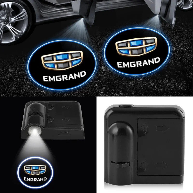 

Car Door LED HD Welcome Courtesy Shadow Projector Lamp Logo Light For Geely Emgrand X7 EC7 EC8 GE GT EV8 EX7 Atlas Boyue CK2 GC6