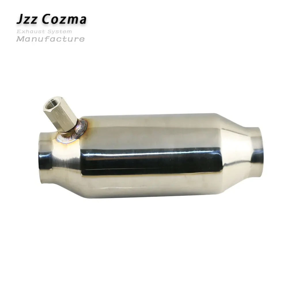 Car Exhaust System 57mm Inlet Outlet Metal catalytic converter Universal car High Flow Exhaust Catalyst