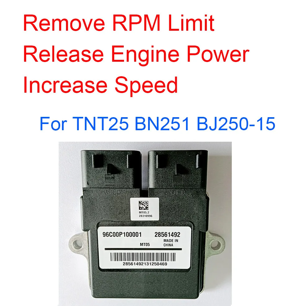 Modified MT05 Engine Control Module Unit ECU ECM Remove Speed Limit Release Engine Power Increase Speed for Benelli TNT25 TNT250