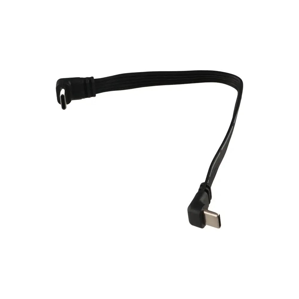 Type C to Type C USB C Extension Cable 480Mbps 45W Fast Charging Type C Extended Data Line Durable Head L-shape Head