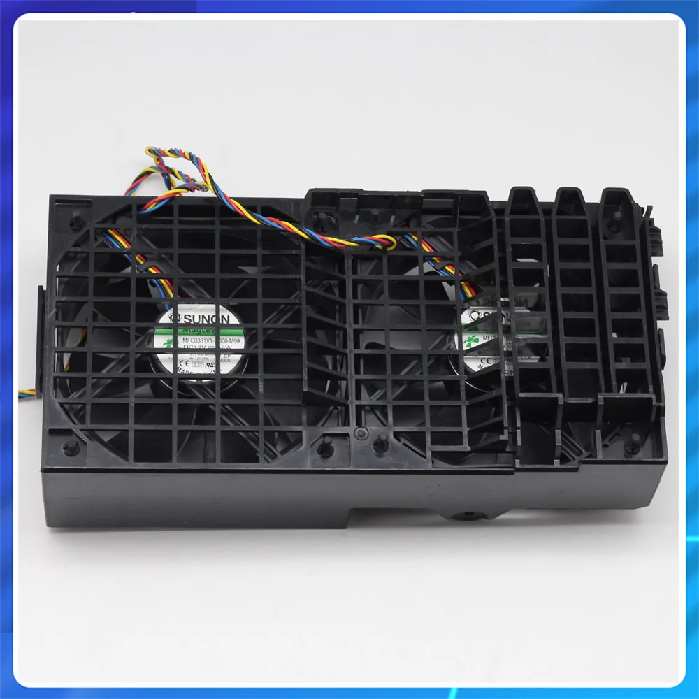 Original para Dell Precision T3500 T5500 Hw856 Cp232 0cp232 0hw856 Estação de Trabalho Frente Dupla Montagem Ventilador Refrigeração Dupla Ventilador
