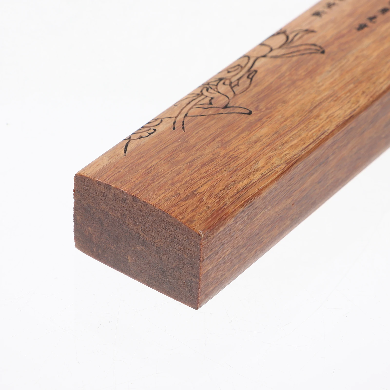 

2pcs Wood Calligraphy Paperweight Rectangular Paper Weight For Calligraphy Practice Sturdy Decorative Office Supplies Vintage