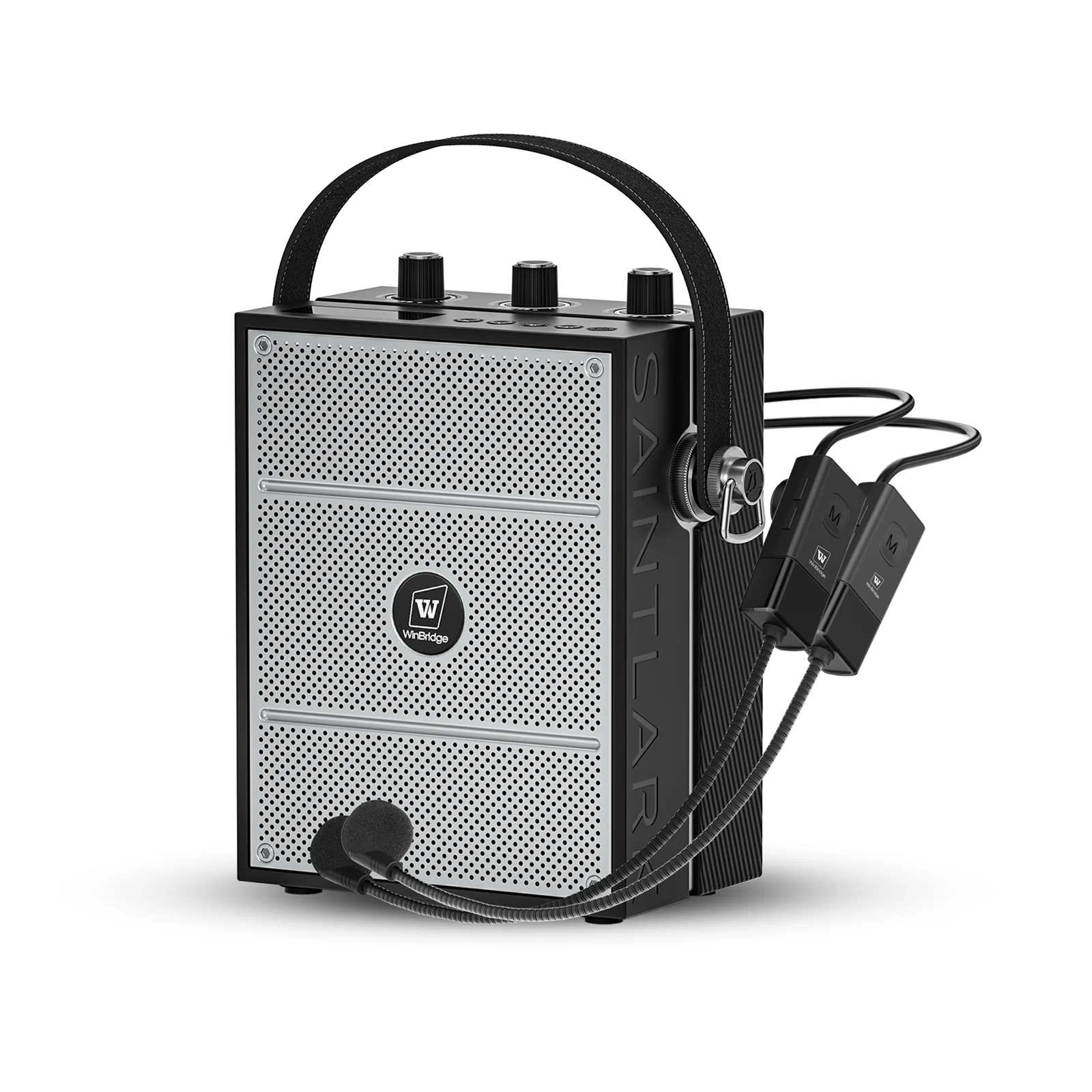 40W Wireless Powered PA Speakers For Tour Gym