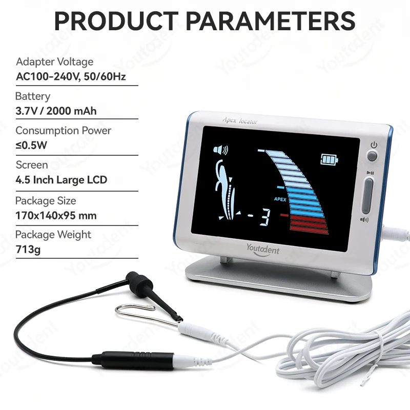 Mini Dental Root Canal Apex Locator with HD Color Screen High Precision Measurement for Dentist Root Canal Treatment Equipment view 5