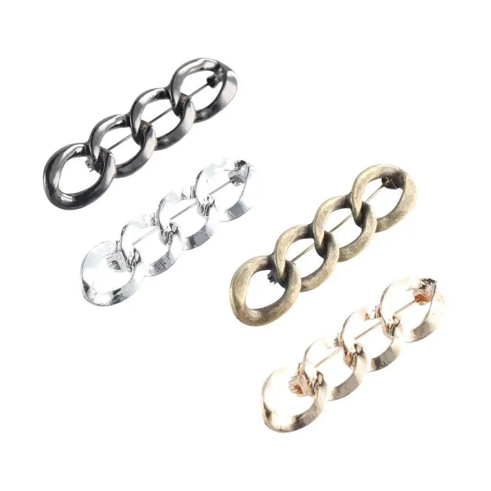 

Alloy Pants Button Tightener Button Clasps Waist Buckle Jean Buttons for Loose Jeans Silver Bronze Twist Chain Brooches Jeans