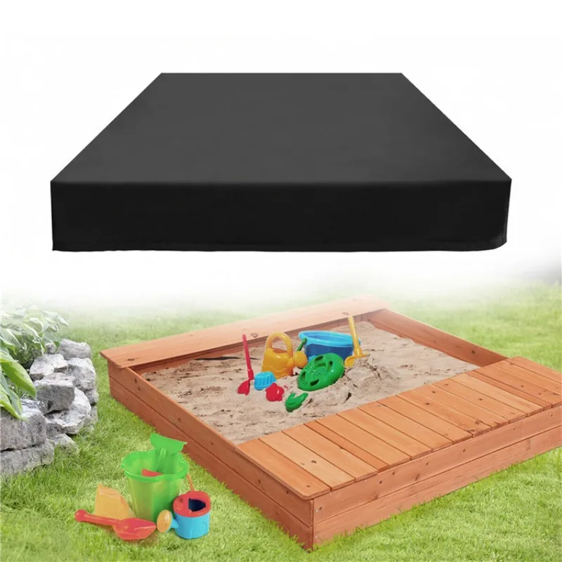 Square Waterproof Oxford Cloth Dust Cover Children's Toy Sand Pit Cover Garden Courtyard Waterproof Sunshade Cover Rain Cover