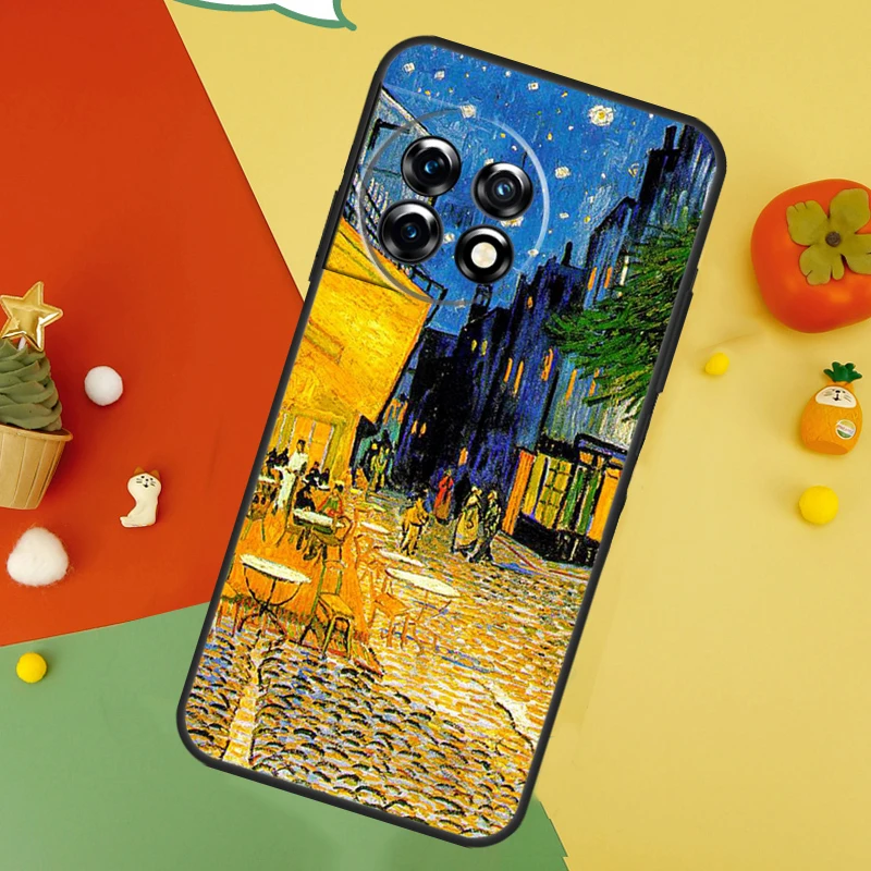 لوحات ليلة مرصعة بالنجوم فان جوخ حافظة لهاتف OnePlus 15 12 12R 13T 13R 13 11 9 10 Pro 10T 8T Nord 5 CE 2 3 4 Lite N20 N30