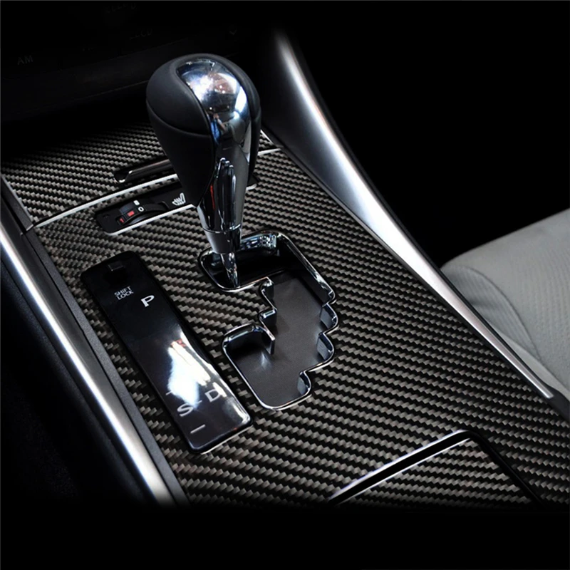 For LEXUS IS250 300 350 2006-2012 Car Interior Instrument Panel Vent Steering Wheel Decorative Carbon Fiber Stickers Accessories