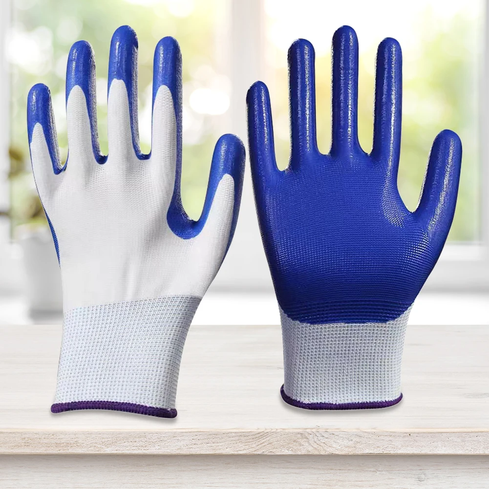 Horticultural Gloves Wear Resistant Work Protective Gloves Multipurpose Breathable for DIY Garden Construction