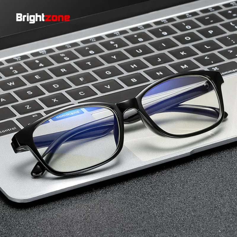 Brightzone Anti Blue Blocking Light UV400 Clear Dropship Anti-radiazioni uomo donna occhiali da gioco per Computer Mobile occhiali da lettura