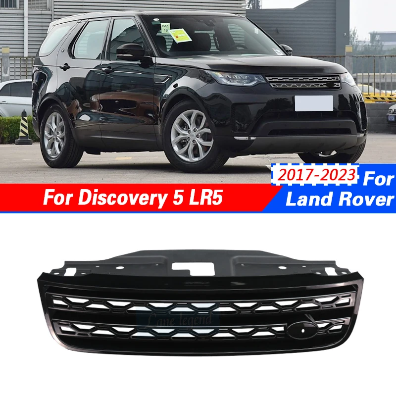 For Land Rover Discovery 5 LR5 2017-2023 Car Front Bumper Grille Centre Panel Upper Radiator Grill L462 Medium net