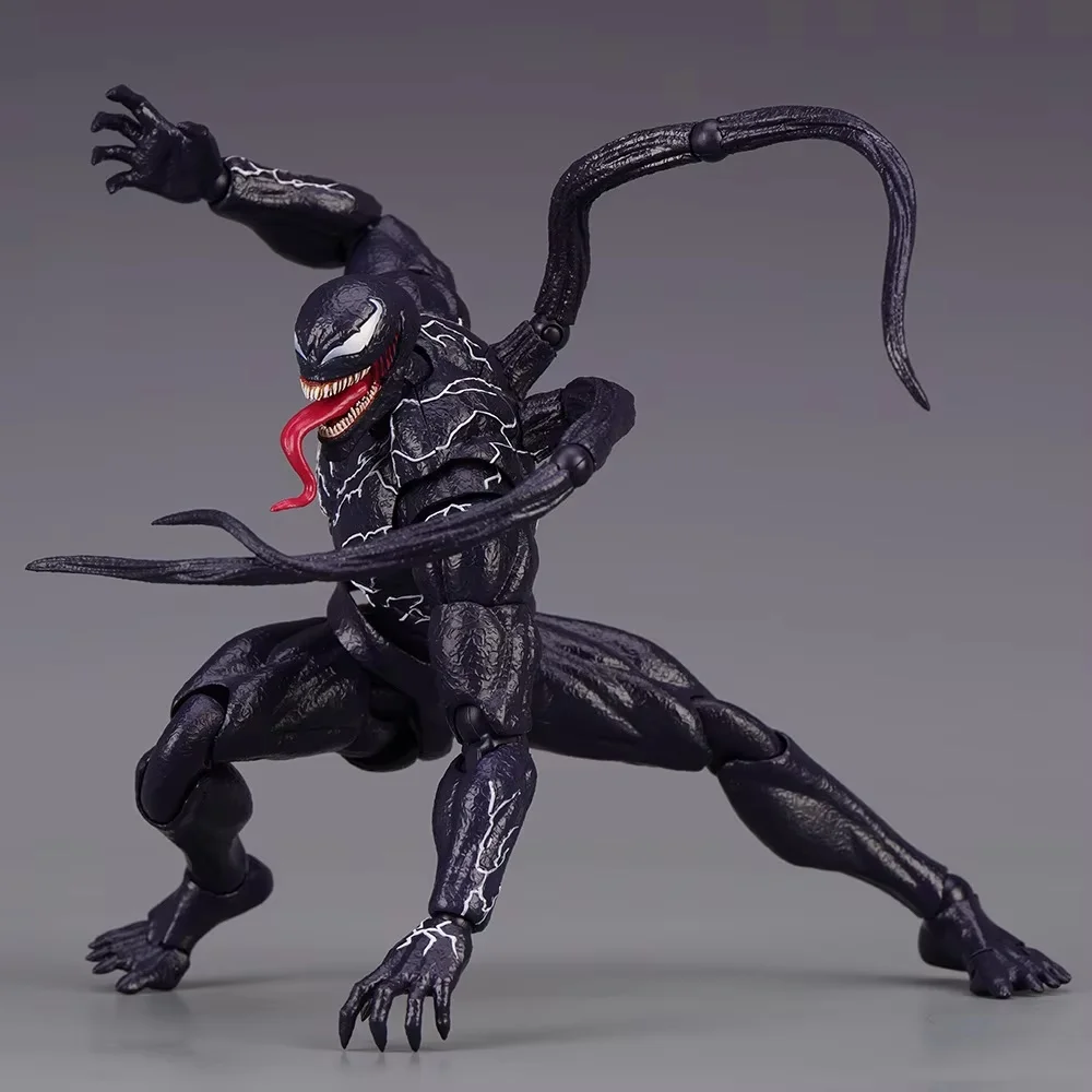 

Shf Venom 2 Symbiont Universe Spider-Man Hand-Painted Movable Action Figure Collectible Toy Movie-Inspired Handmade Artwork
