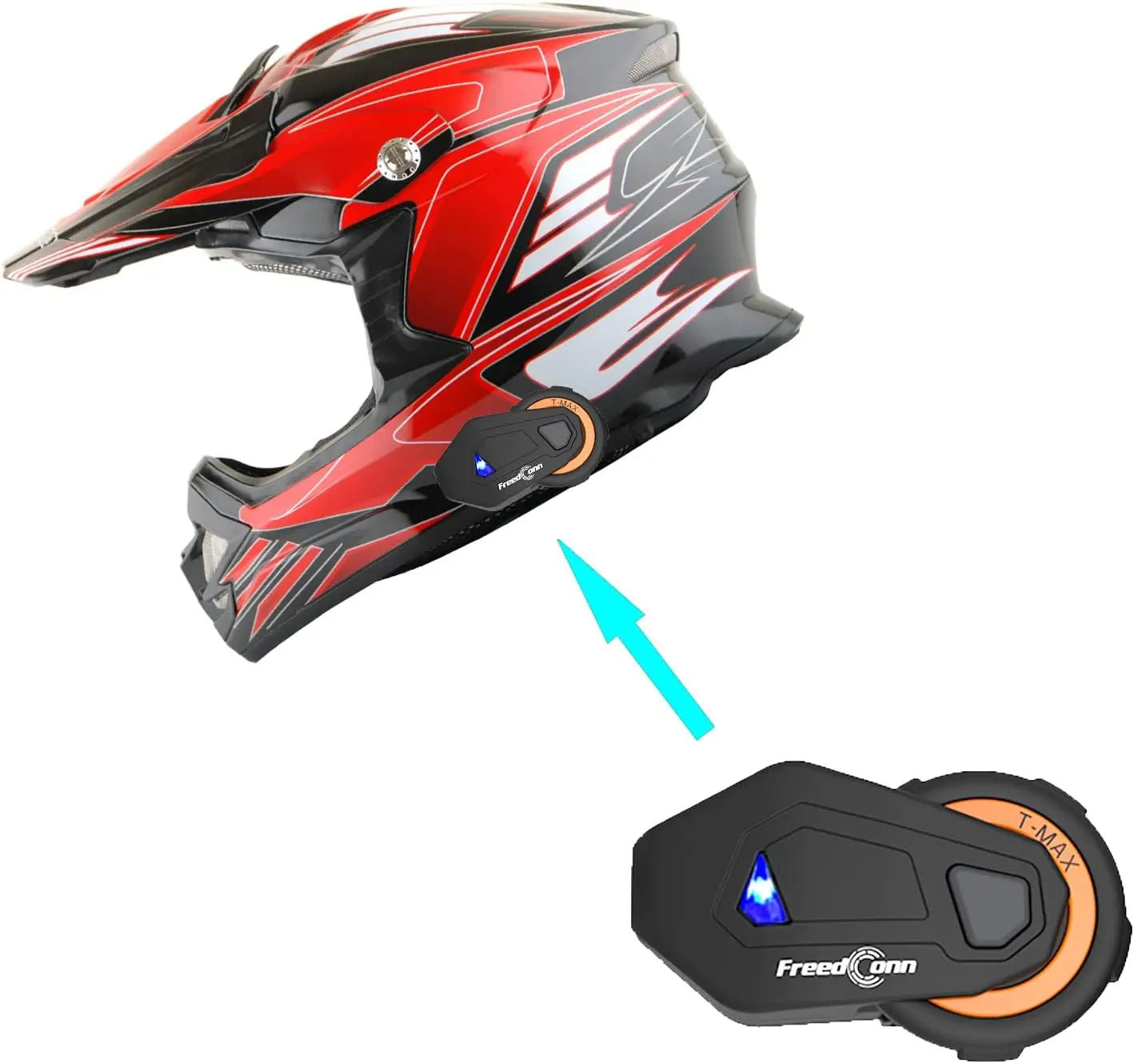 

Z Bluetooth Adult Motocross Helmet ATV Dirt Bike BMX MX Downhill Mountain Helmet Track Style H819-5
