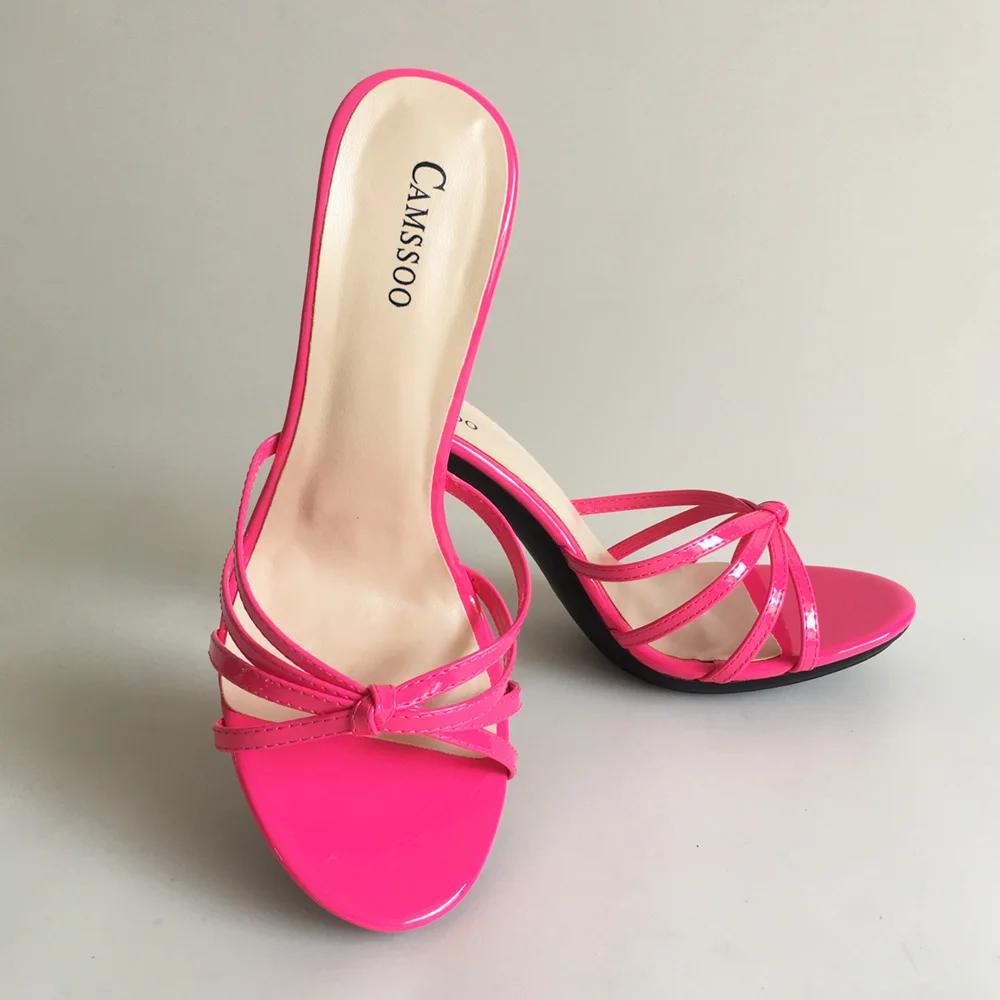 

Женские шлепанцы с бантом; Цвет золотистый, серебристый, зеленый; Туфли на высоком каблуке с открытым носком; Летние туфли-лодочки на шпильке; Женские шлепанцы; Большие размеры 43