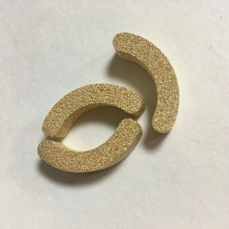 Bronze Sintered Filter Disc Uniform Air Permeability Custom Thickness 2-3-4-5-6-7-8-10mm