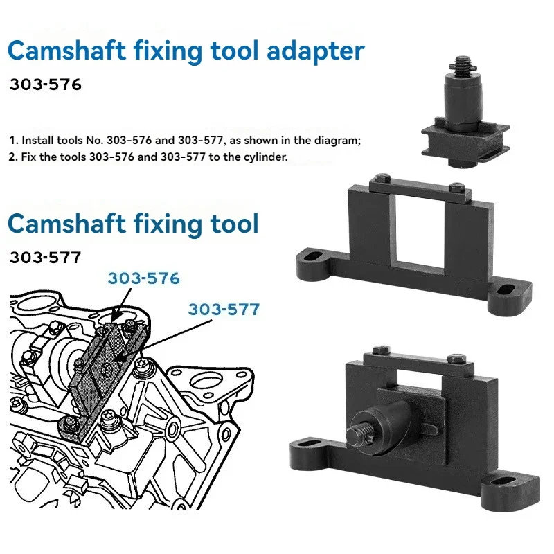 랜드 로버 디스커버리 3 Discover 4 4.0L V6 가솔린 406PN 396PN 엔진 타이밍 특수 도구 세트 용 NewSuit