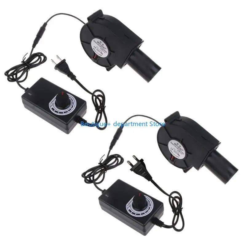 

E1PD вентилятор вентилятор 9733 Маленькая древесная плита инструмент 12 В 5500 об / мин Регулируемая скорость для приготовления