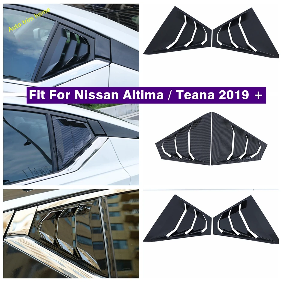 

Side Vent Window Louvers Car Rear Quarter Spoiler Panel Cover Fit For Nissan Altima / Teana 2019 - 2023 Sun Shade Accessories