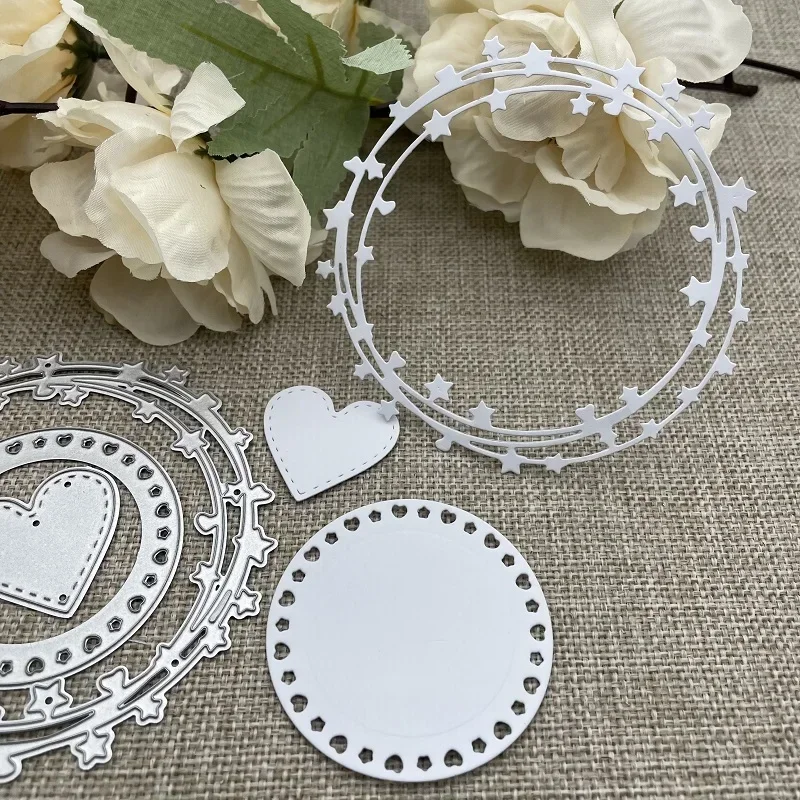 

Love star ring Metal Cutting Dies Stencils For DIY Scrapbooking Decorative Embossing Handcraft Die Cutting Template