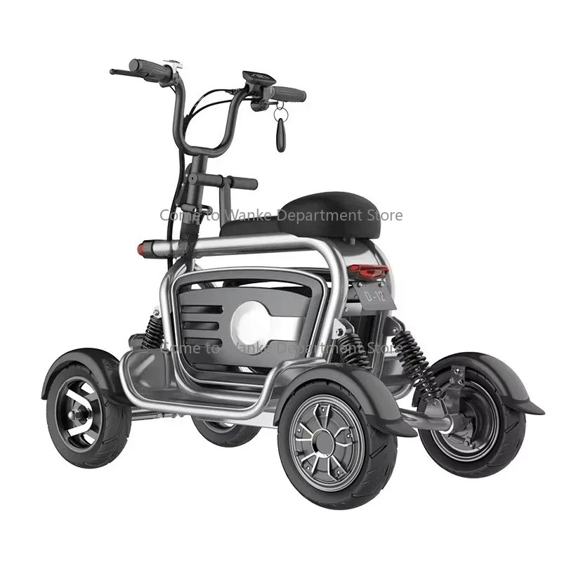 

Two Seat Tricycle Cheap Four Wheel Electric Tricycle Electric City Bike for Adults