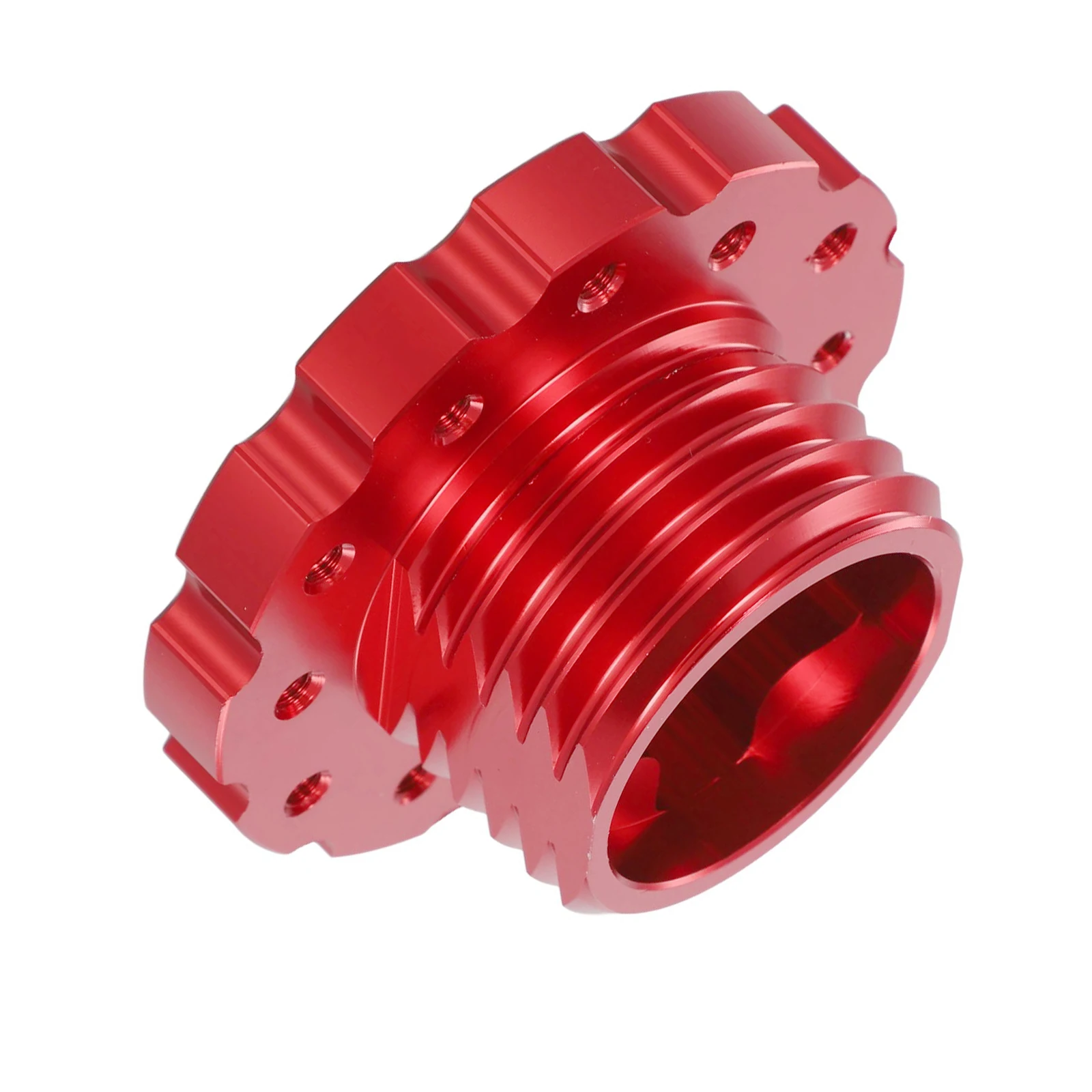 

Aluminum Steering Wheel Adapter for Thrustmaster T300 T500 Easy to Use and Upgrade Black and Red Colors High Compatibility