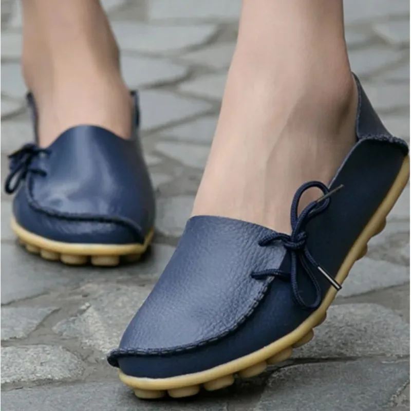 

Новинка 2023 года, модные дышащие лоферы на плоской подошве с галстуком-бабочкой, женские кроссовки, мокасины, лоферы из натуральной кожи, женская обувь, распродажа