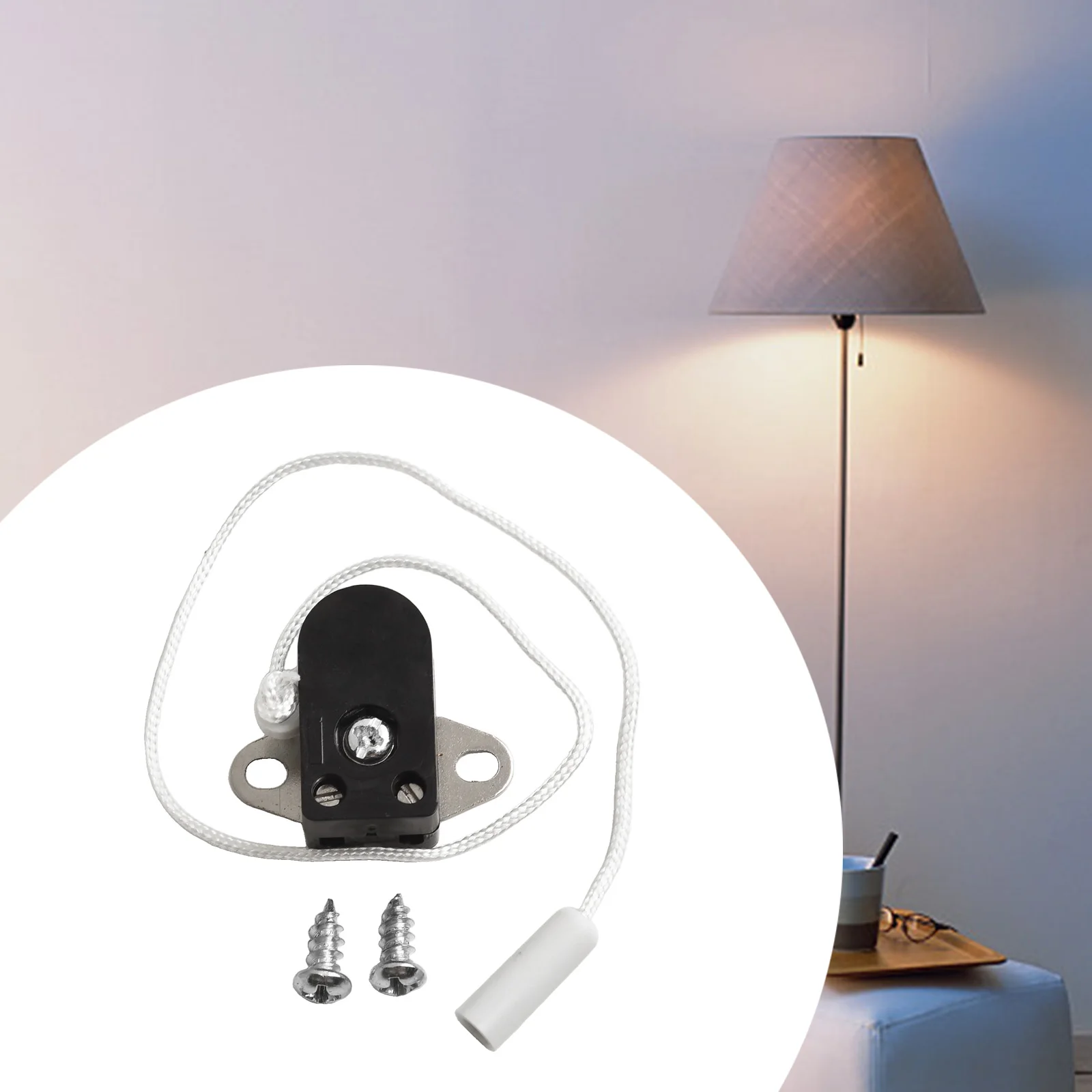 

Compact Cord Switch 2 Hole Plate Switch Plastic, Metal Reliable Utility Wide Compatibility Contact Resistance ≤20Ω