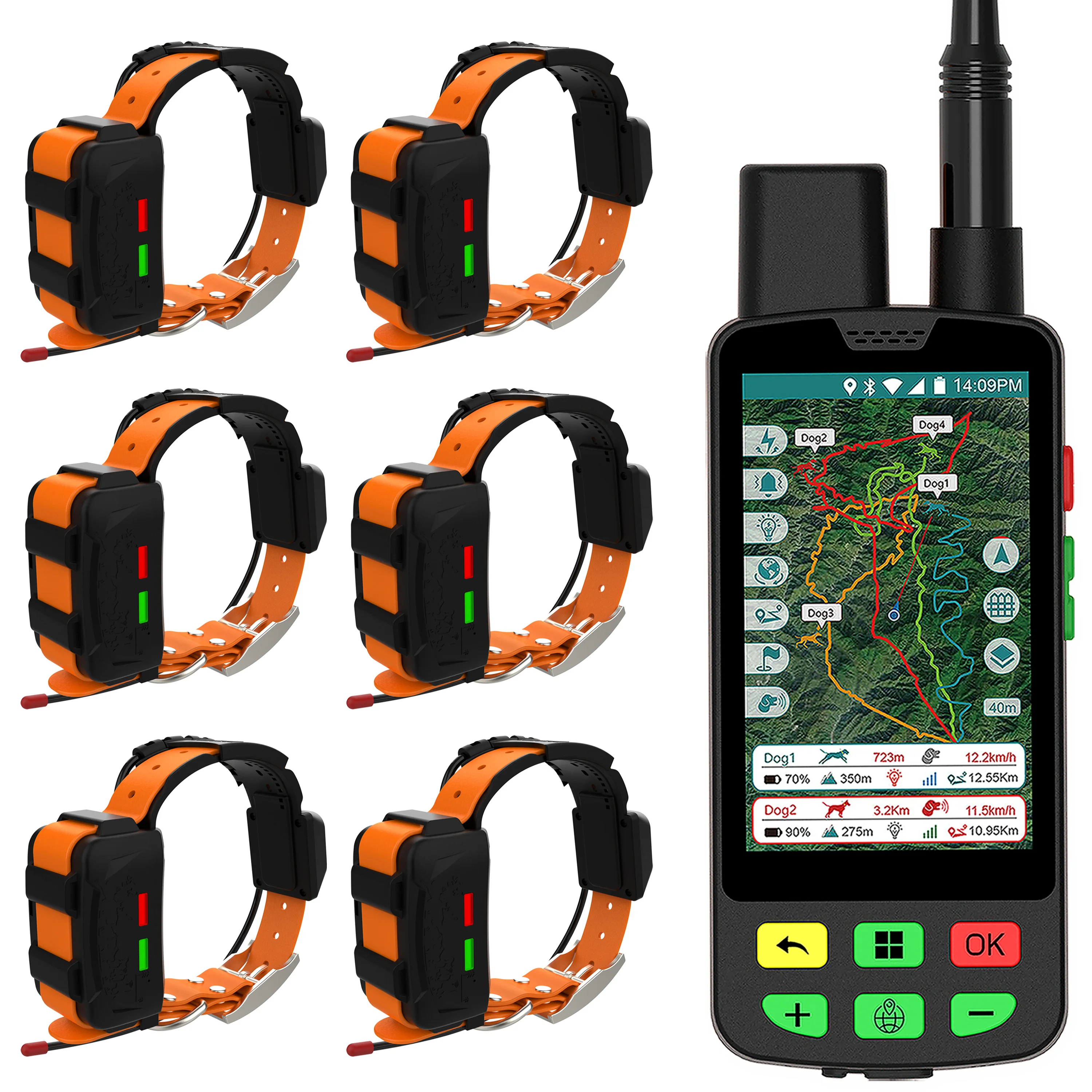 ESEEK HOT SELL GPS HOUND TRACKER USING NEW And FASTER LORA CHIP WITH MAP FUNCTION