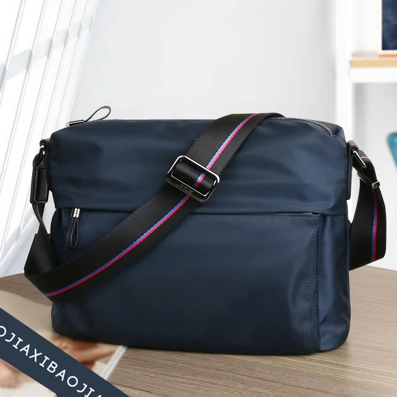 

2026 Новая сумка через плечо, мужская повседневная сумка через плечо, мужские сумки, водонепроницаемая парусиновая ткань Оксфорд, маленький рюкзак Bolsa по диагонали сумка