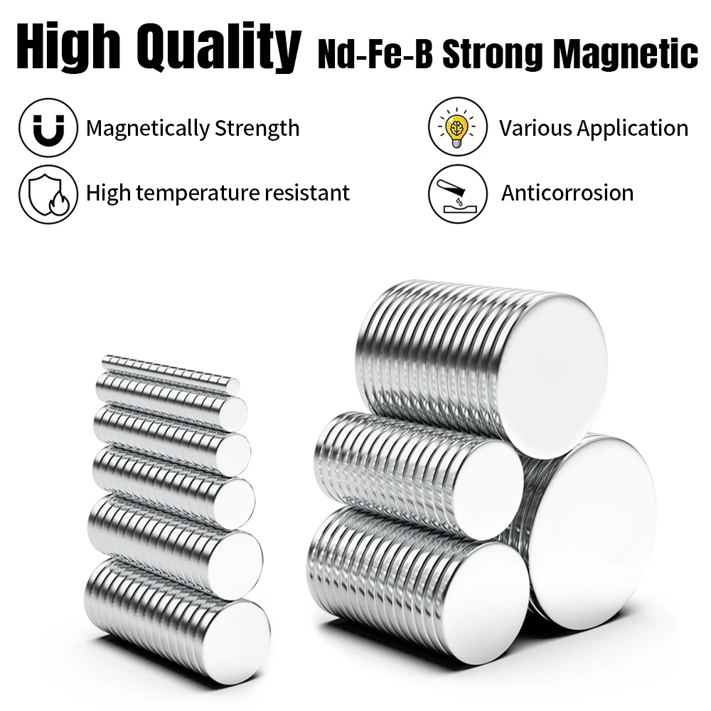 10/20/50pcs 20x2mm Small Disc Magnet 10 X 2mm N35 Rare Earth Neodymium Iron Boron Round Magnet Super Strong Neodymium Magnet