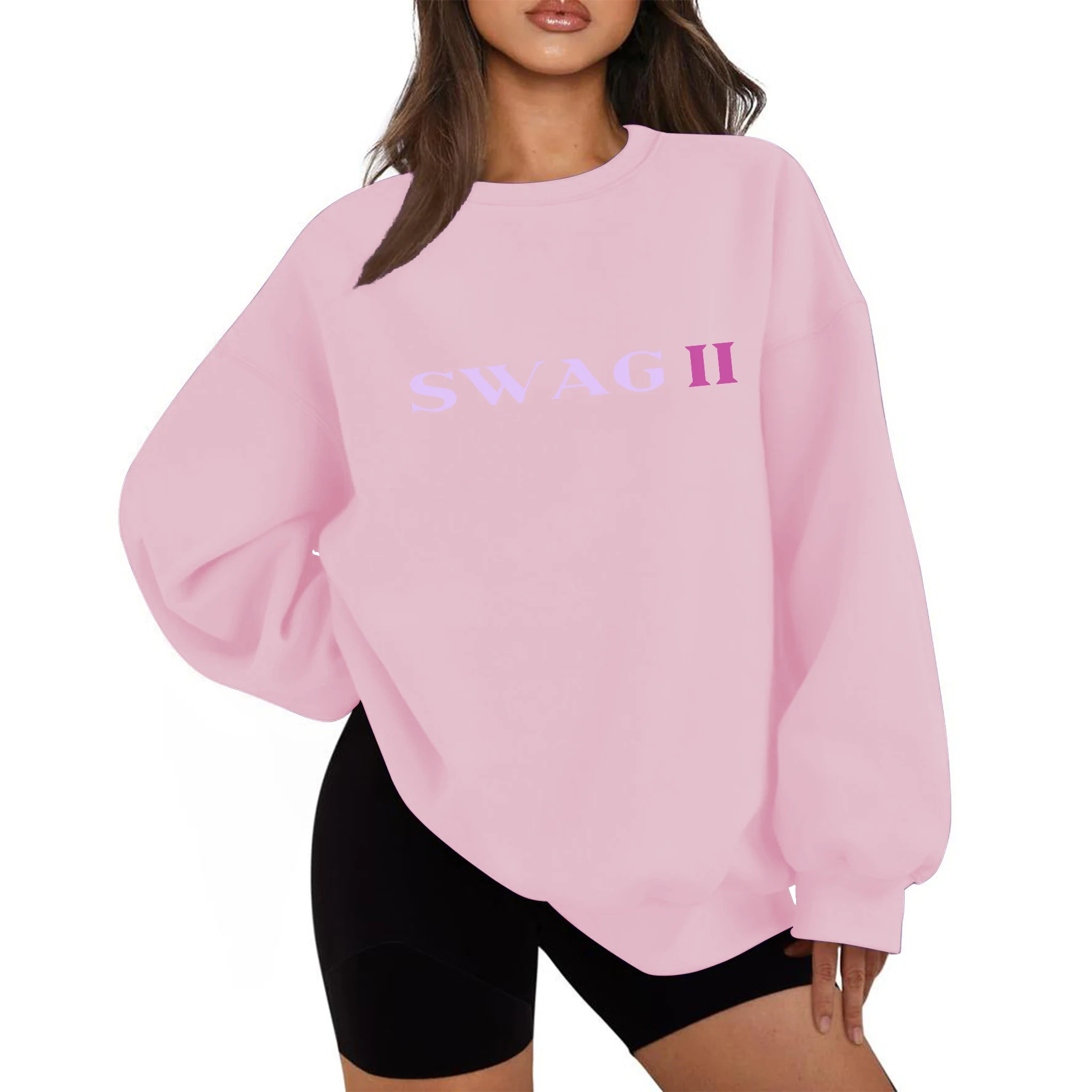 جاستن بيبر SWAG II 2025 جاستن SWAG 2 البلوز Harajuku جولة الرقبة طويلة الأكمام هوديي