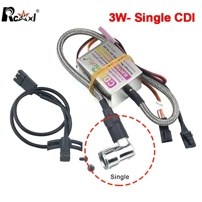 

RCEXL CDI одинарное/двойное зажигание с комплектом датчиков CM6 90 градусов 6 В-12 В для 2008 после двигателей 3 Вт, модель автомобиля, аксессуары для реактивного самолета