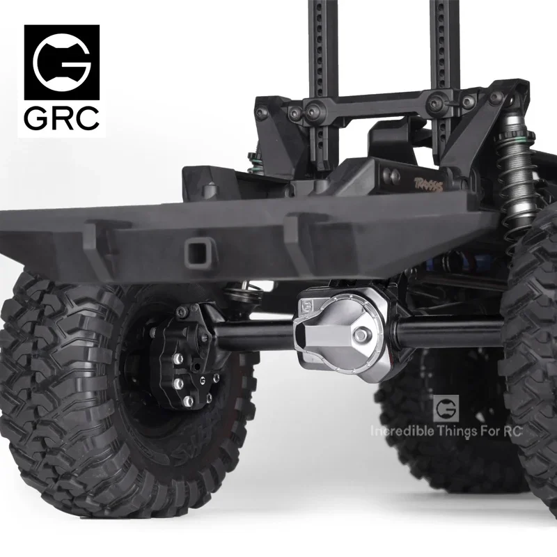 GRC G2 Ackermann alloggiamento assale in metallo e Set alloggiamento trasmissione portale # Casting per TRX4 Defender G500 Bronco Blazer # GAX0121BFB