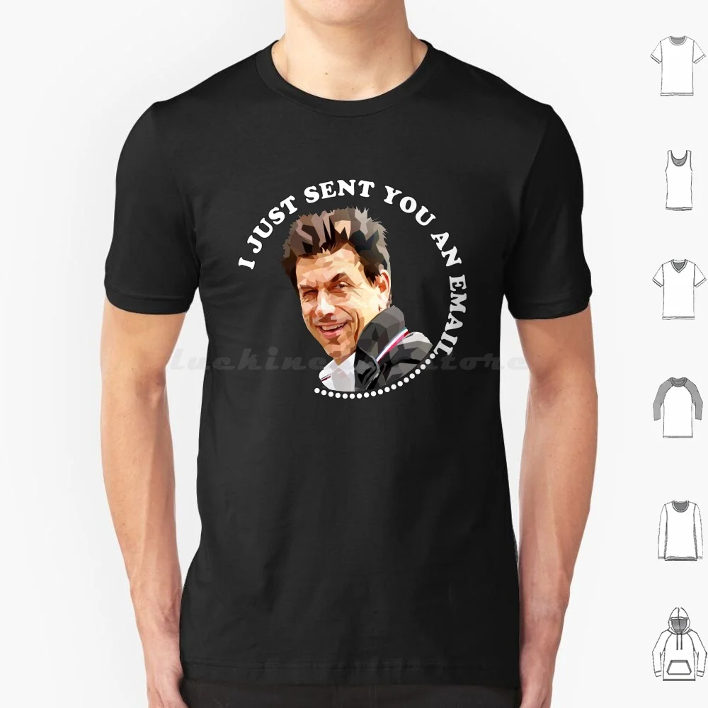 I Just Sent You An Email T Shirt Cotton Men Women DIY Print Drive To Survive Worldengine Low Poly Low Poly Art Grand Prix