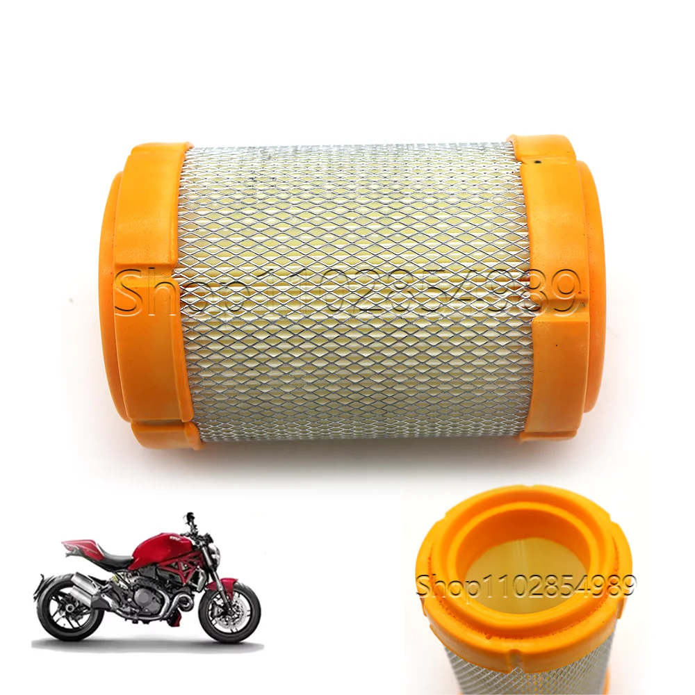 Para Ducati Scrambler 400 800 939 950 Monster 659 696 795 796 797 821 1100 1200 entrada de filtro de aire de motocicleta