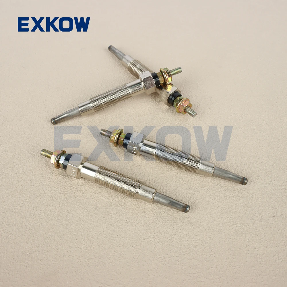 4PCS Glow Plug fit for Mitsubishi L200 K64T K74T L300 Pajero Montero 2000-2006 Space Gear L400 Galant MD197511 MR577131