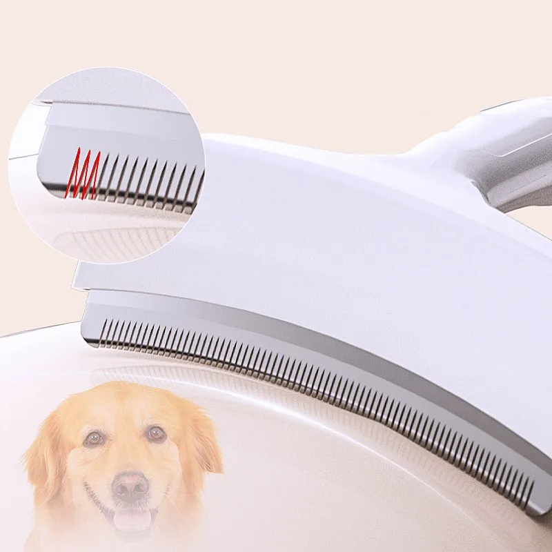 Hundekamm-Messer, Hundebürste, Tierhaarrasierer, Katzenkamm-Messer, Bürsten zum Trimmen von Tierhaaren, waschbare Hundepflegebürste, Haustierbedarf – Detail 5