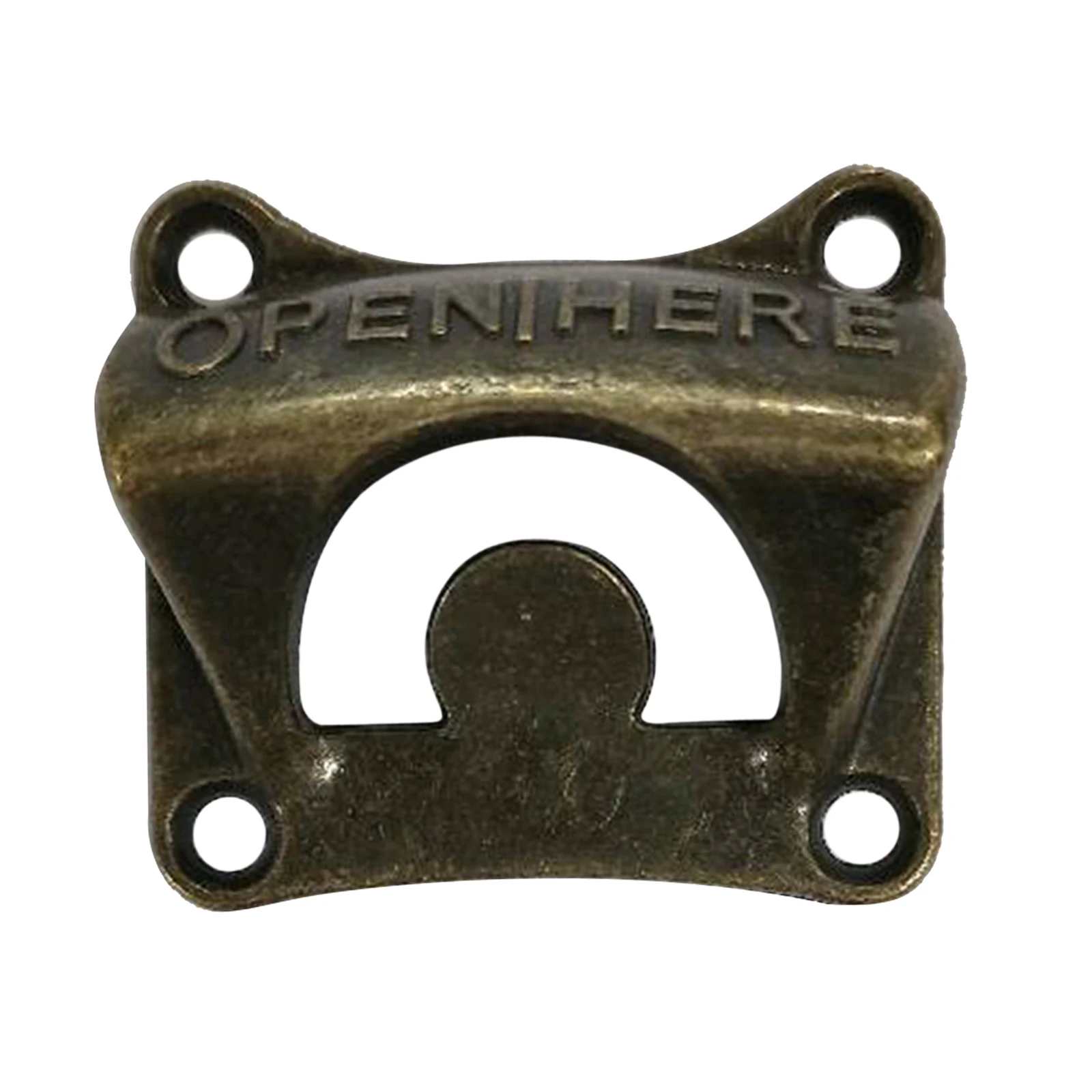 Zinc Alloy Wall Bottle Opener Magnetic Cap Lifter Vintage Rustic for Kitchen Bar Party Use