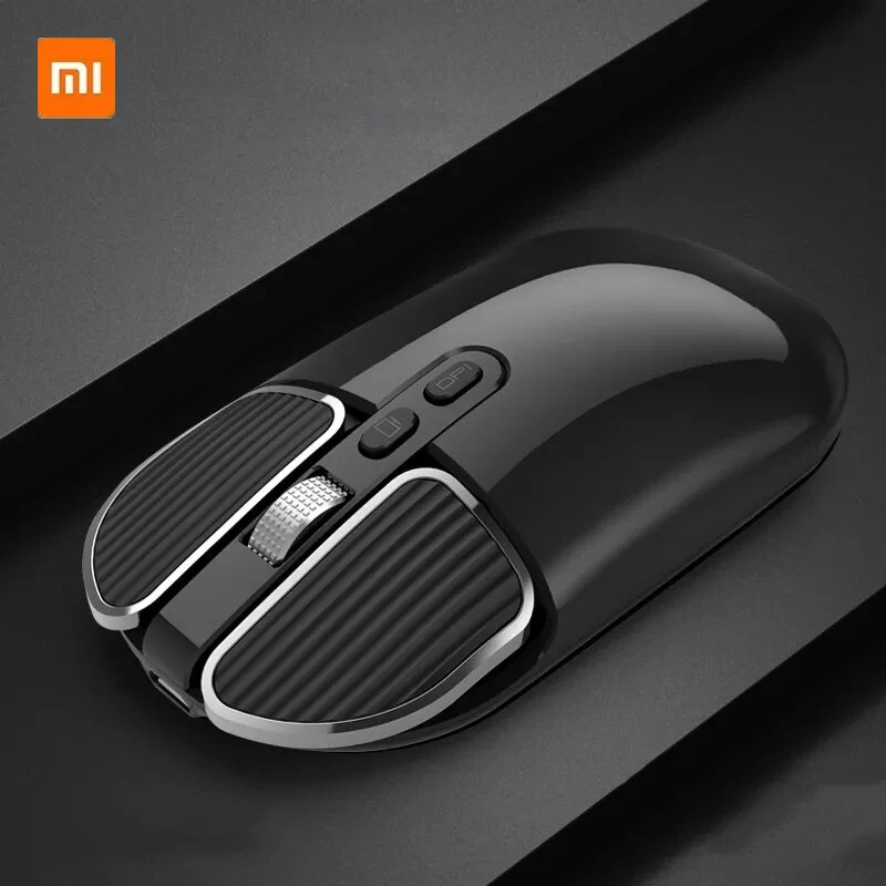 Xiaomi Wireless Mouse Dual Mode Bluetooth Computer Mouse Mute Charge Computer Office Ultra Thin Fashion Gaming Mouse Accessory