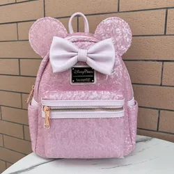 Original Disney Cartoon Backpack Student Bag Mini Shoulder Bag Light Leisure Bag Ladies Slung Gift Bag