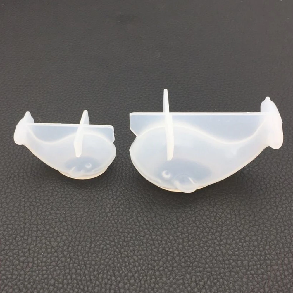 

Cute Mirror Whale Molds for DIY Craft Projects Durable Silicone Epoxy Non Stick Eco Friendly Cartoon made Gifts