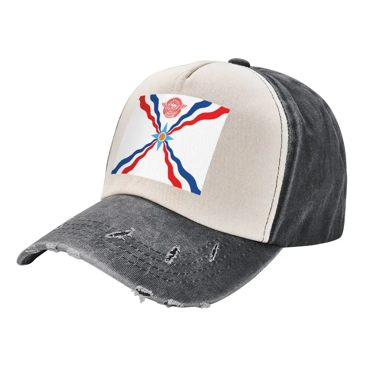 Assyrian flag Baseball Cap Sports Cap black Men's Caps Women's