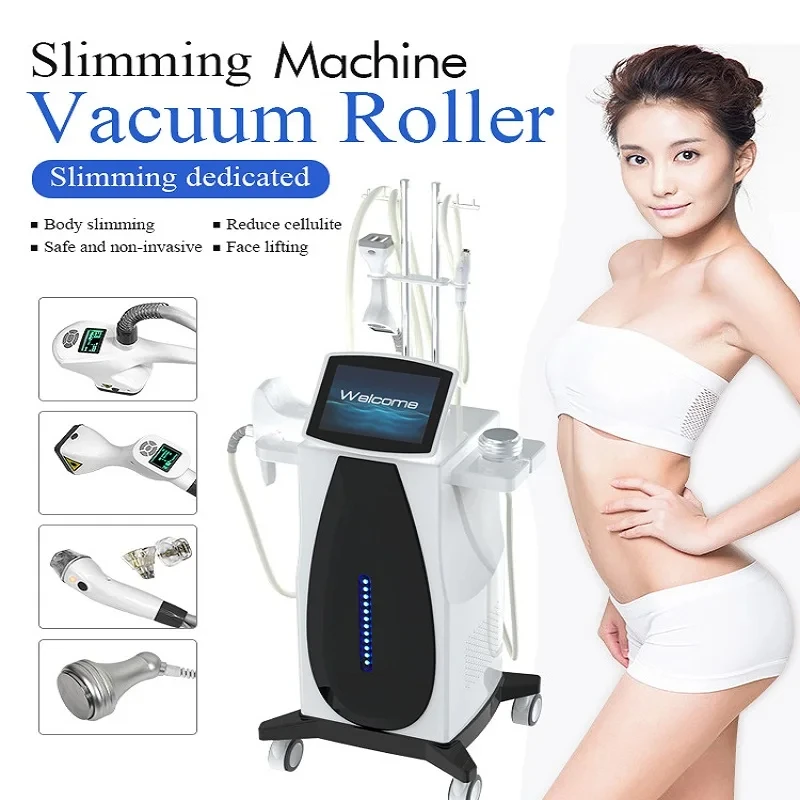 LPG Vacuum Massage Equipment Weight Loss Face Lift Cellulite Reductionn Skin Tightening Body Shaping Cavitaion Slimming Machine