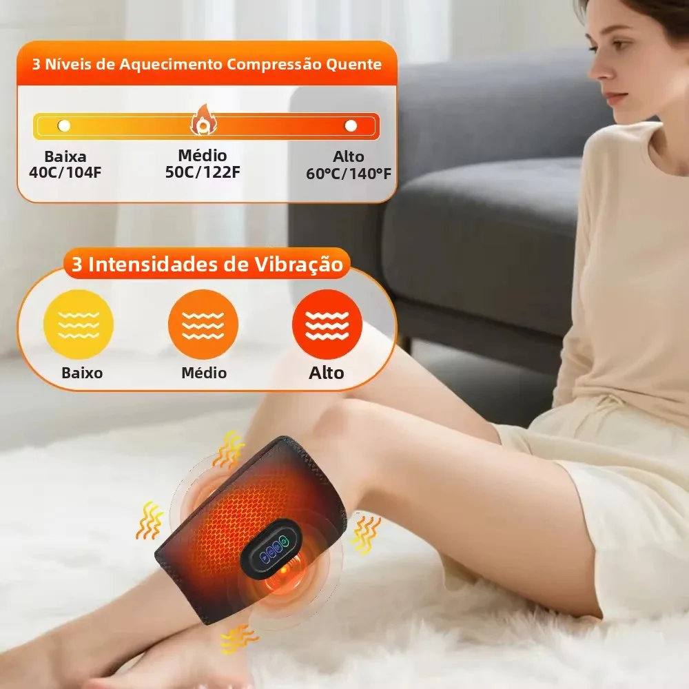 Eletric 360° Air Pressure Calf Massager Wireless Leg Massage 3 Mode Airbag Compresstion Relax Foot Calf Muscle Blood Circulation