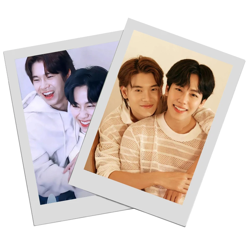 

3Inch/4inch No Repeat Lomo Cards Thailand Stars Drama This is Love Story En of Love Love Mechanics Vee Mark Bus Card Stickers