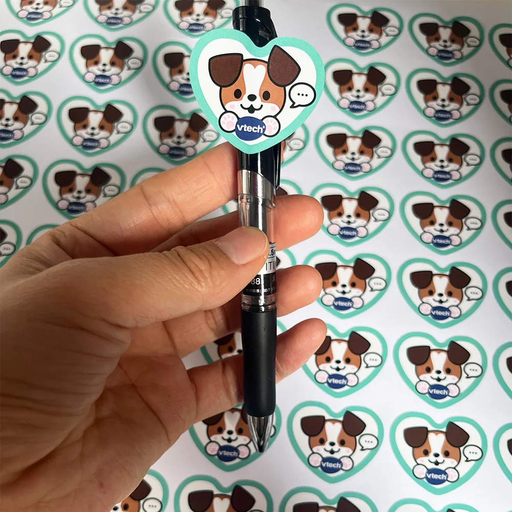 

Наклейки для декора игрушек: милые отпечатки собачьих лап и косточек, виниловые этикетки для детских игрушек, вечеринок, поделок своими руками, доступна индивидуальная печать