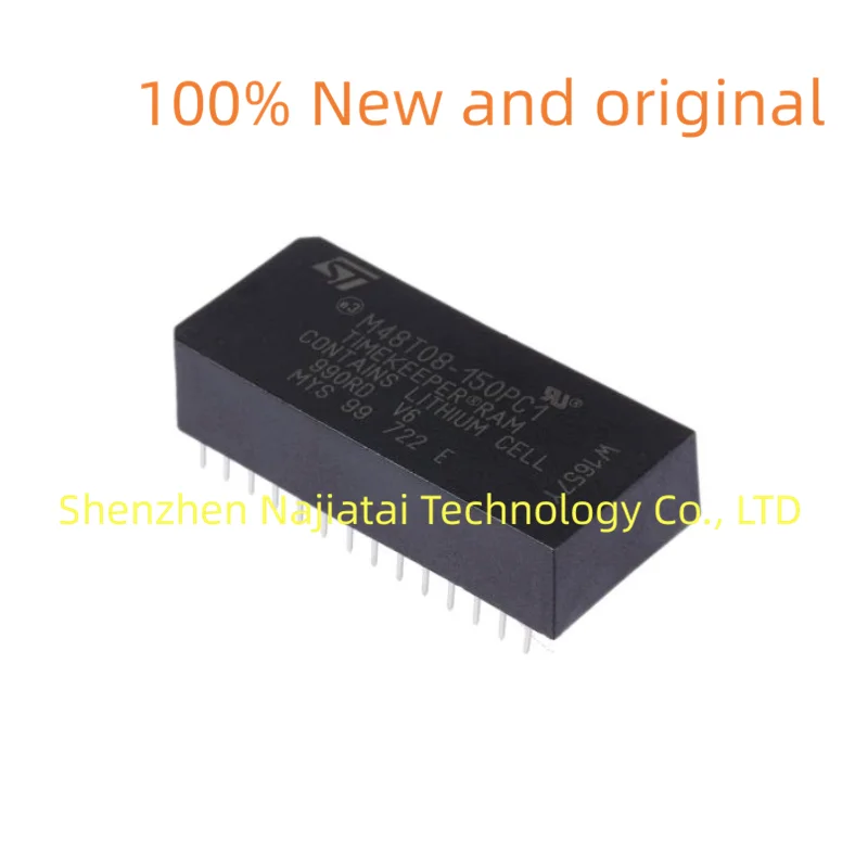 2 Stks/partij 100% Nieuwe Originele M48T08-100PC1 M48t08 M48T08-150PC1 Dip-28 Ic Chip