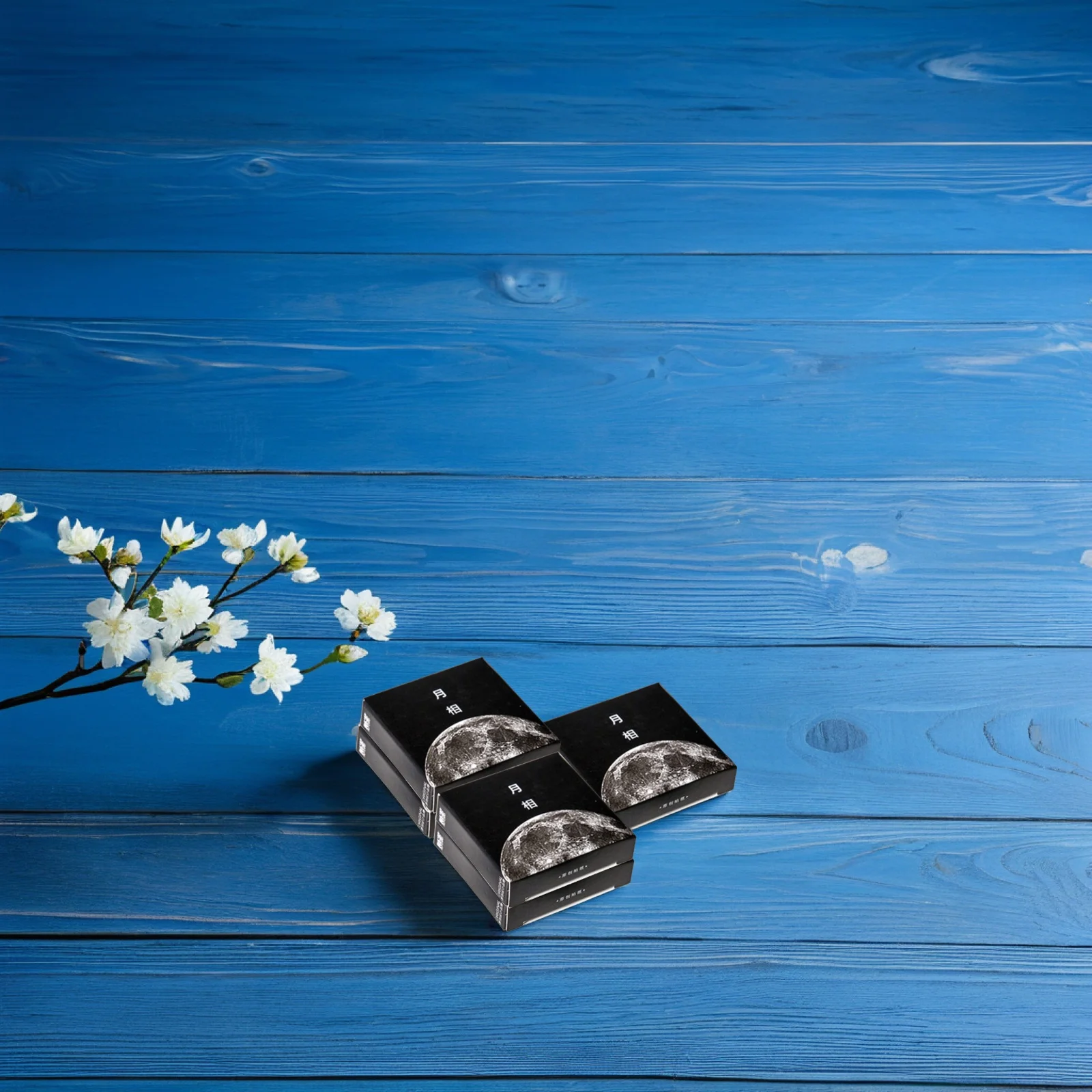 5 Packs DIY Scrapbooking Stickers 45 Pieces Per Set Self Adhesive Moon Label Papers Kraft Color Premium Quality Thank You