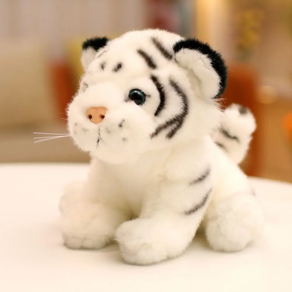 's Accompany Fluffy Simulation Tiger Collection Cartoon Tiger Stuffed Cute 14-25cm Forest Tiger Pillow Birthday Christmas